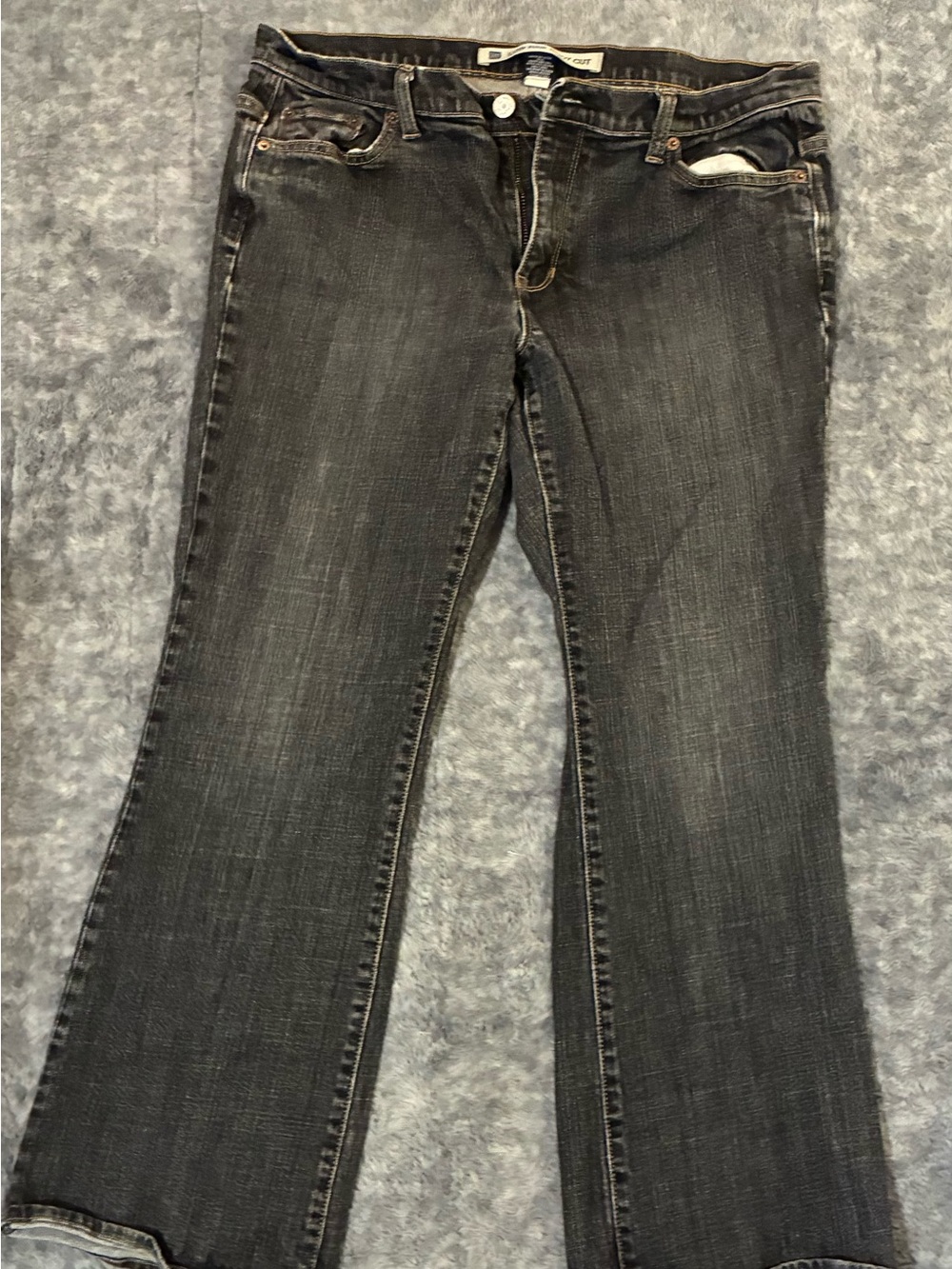 GAP Women's Dark Gray Flared Jeans